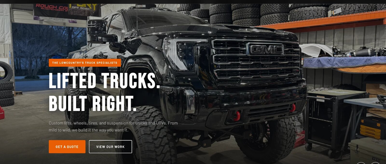 Marshside Motors Co. website - Lifted trucks and custom truck builds